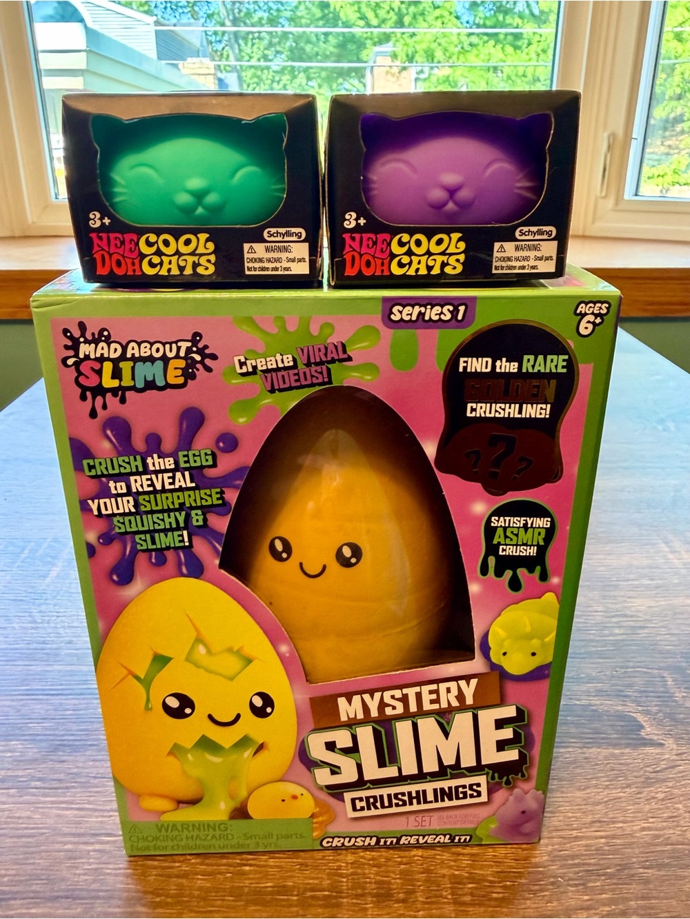 Needoh Cool Cats & Slime Egg